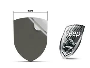 Jeep Emblemi Auto su Misura Stile Max Durevoli Pro Edizione